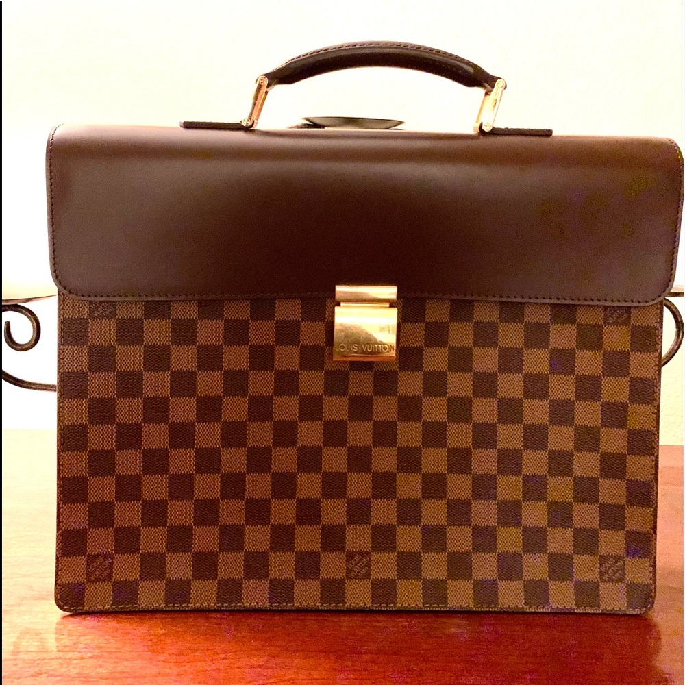 💯Authentic Louis Vuitton Brown Damier Briefcase